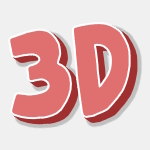 Генератор красивого 3D градиентного шрифта