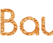 Надпись на фоне корки хлеба с тмином - краисвый шрифт Сomfortaa