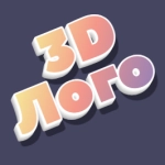 3D gradient logo
