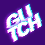 Glitch logo font text effect
