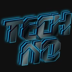 Fancy tech logo effect