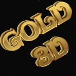 Golden logo effects