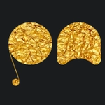 Золотая надпись с шрифтом fatc