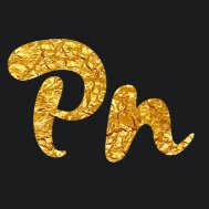 Золотая надпись с шрифтом Kapelka