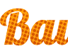 Ваш текст онлайн фон оранжевая сетка - красивый Шрифт Lobster